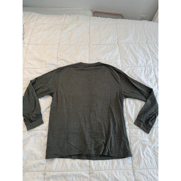 Jackson Hole Men's Long Sleeve T-shirt Basic Large Gray Classic Casual - Picture 7 of 7